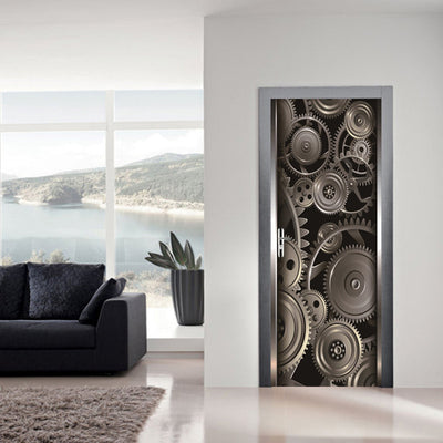 Vinilo Adhesivo 3D para Puerta - Efecto Humo Dinámico - Image 12