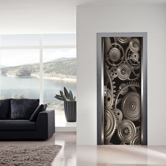 Vinilo Adhesivo 3D para Puerta - Efecto Humo Dinámico - Image 12