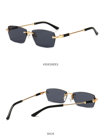 Gafas de Sol Frameless Color Gelatina - Estilo Personalidad - Image 21