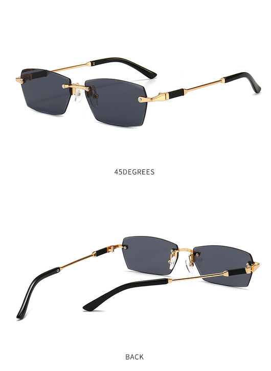 Gafas de Sol Frameless Color Gelatina - Estilo Personalidad - Image 21