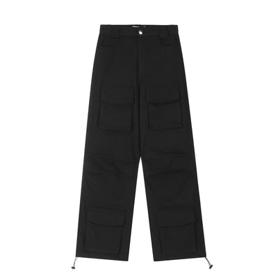 Pantalones de Trabajo Multibolsillos Corte Recto para Hombre - Image 8