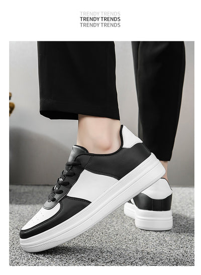 Zapatos Plataforma Blancos Talla Grande para Hombre - Primavera y Verano - Image 10