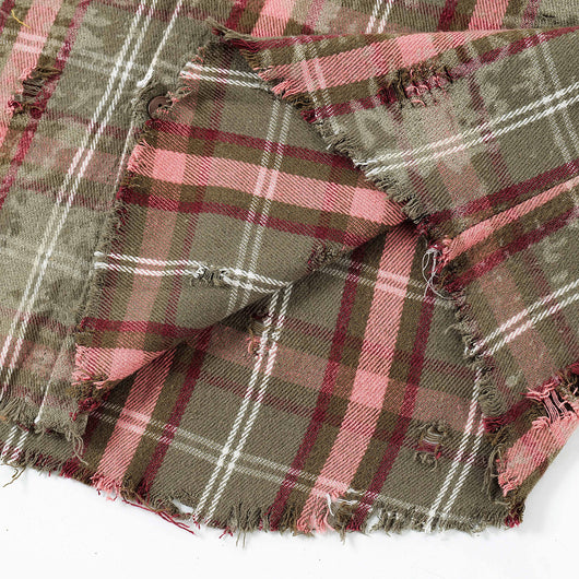 Camisa Tie-Dye Cuadros Manga Larga para Hombre - Image 5