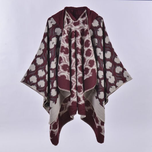 Chal Hooded con Abertura Lateral para Mujer - Image 5