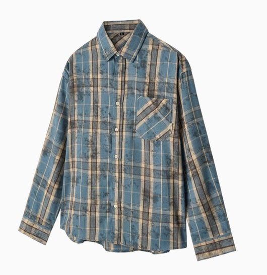 Camisa a Cuadros para Mujer Primavera y Otoño - Image 12