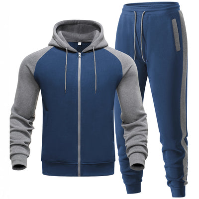 Sudadera con Capucha Raglan Bicolor para Hombre - Casual y Deportivo - Image 5