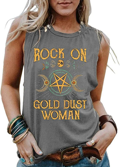 Blusa Tank Top Estampada Cuello Redondo Estilo Boho - Image 10