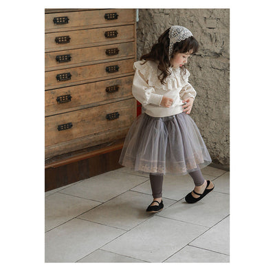 Pantalón Falda Dos Piezas Fluffy para Niñas - Image 8