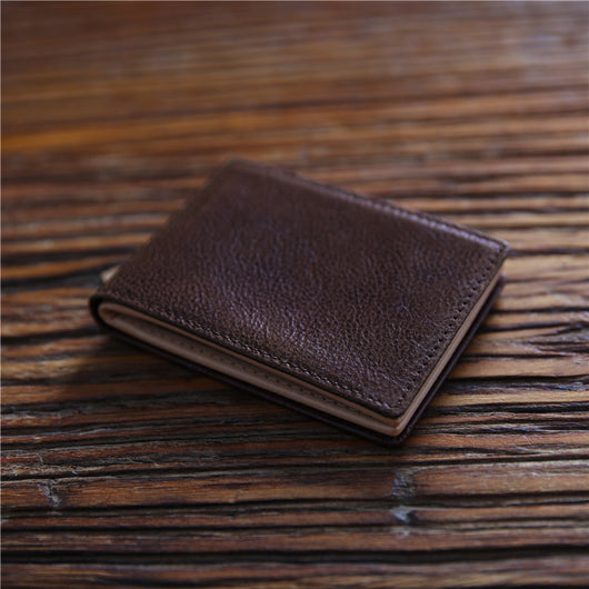 Cartera Multifuncional de Cuero Genuino Primera Capa Estilo Retro para Hombre - Image 6
