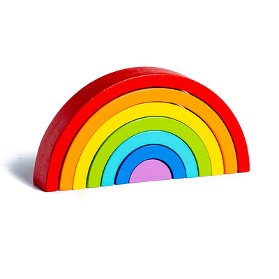 Bloques de Madera Rainbow con Rompecabezas Educativo para Niños - Image 20