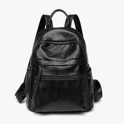 Mochila de Cuero Suave con Gran Capacidad - Diseño Moderno para Mujer - Image 5
