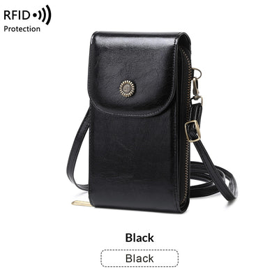 Funda Retro de Cuero Encerado con Protección Antimagnética - Image 7