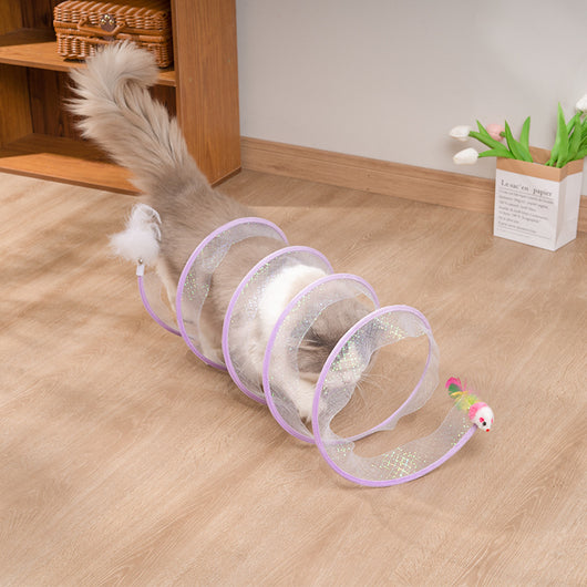 Túnel Plegable para Gatos Tipo S con Almacenamiento - Image 10