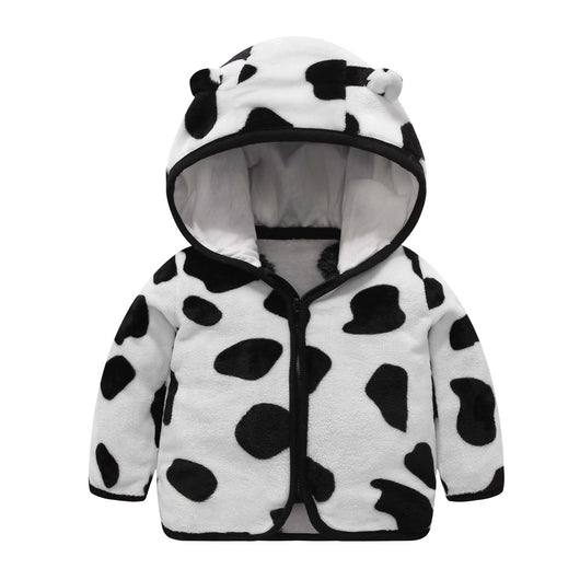 Chaqueta Acolchada de Polar Coral con Capucha para Niños - Image 23