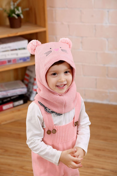 Set de Gorros Tejidos para Niños - Diseño Calicó Otoño e Invierno - Image 25