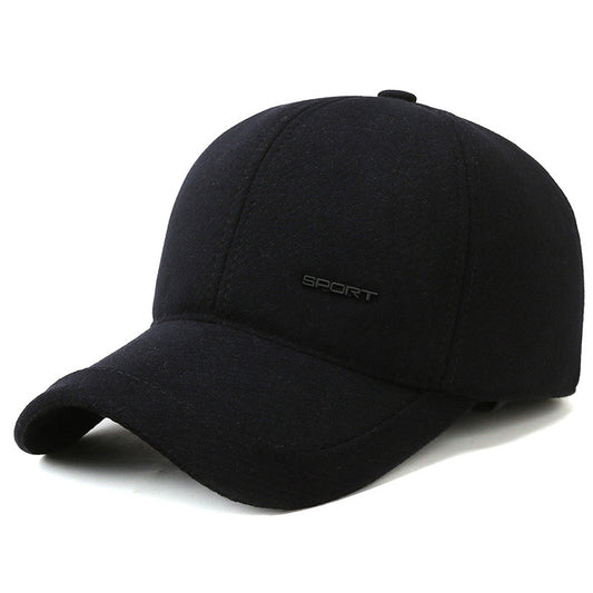 Gorra de Algodón con Protección de Oídos para Hombre
