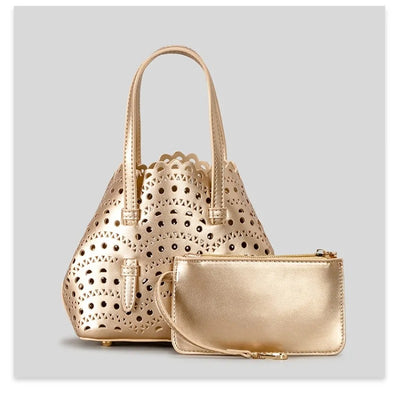 Bolsa Tote Calada con Asa de Hombro y Compartimento Mensajero - Image 14