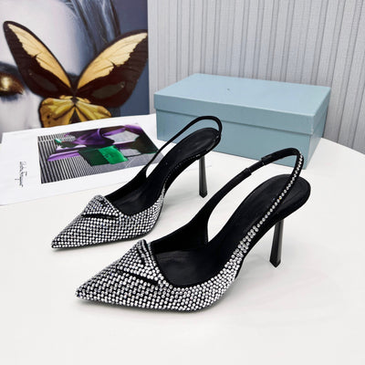 Tacones Altos de Aguja con Cristales para Niñas - Image 4
