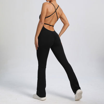 Jumpsuit Deportivo de Alta Intensidad con Tirantes Ajustables para Yoga - Image 9