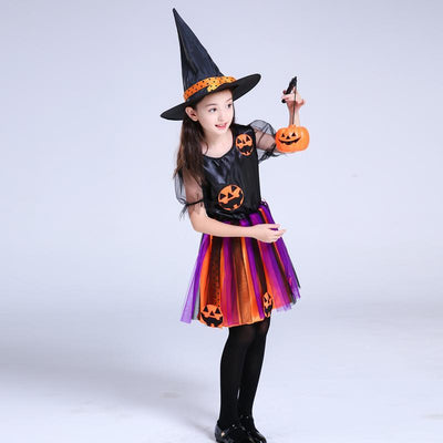 Disfraz de Bruja Infantil Completo - Falda, Sombrero y Accesorios Halloween - Image 5