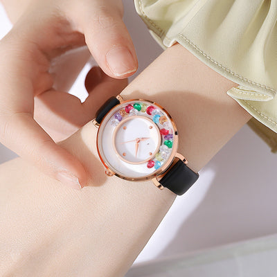 Reloj Elegante para Mujer con Esfera de Piedras Preciosas - Image 12