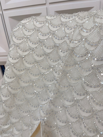 Falda Brillante con Lentejuelas en Abanico Efecto Escama - Image 14