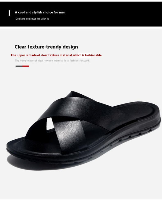 Sandalias Cómodas Extragrandes para Hombre - Calzado de Playa y Exterior - Image 15