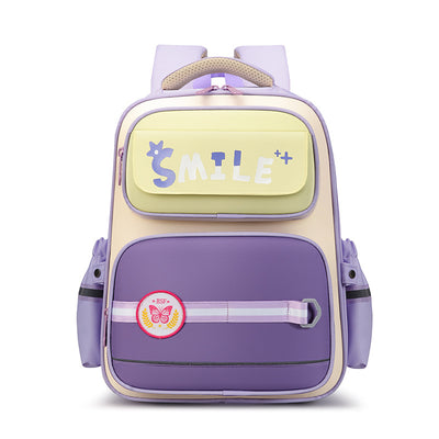 Mochila Escolar Infantil con Letras de Caricaturas Estilo Británico - Image 6
