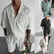 Conjunto Casual Polo con Bolsillo y Shorts Sueltos