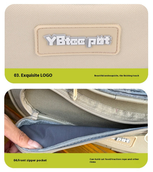 Mochila Transportadora Respirable para Mascotas - Gran Capacidad Cápsula Espacial - Image 11