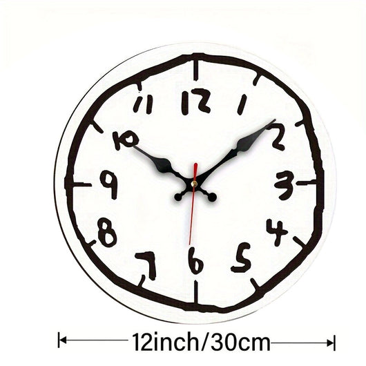 Reloj de Pared Cuarzo Elegante 30cm - Decoración Moderna para el Hogar - Image 5