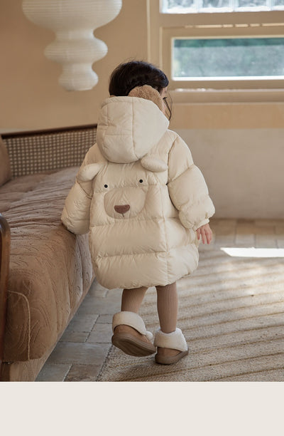 Abrigo Acolchado de Algodón para Niñas - Estilo Occidental Grueso - Image 10