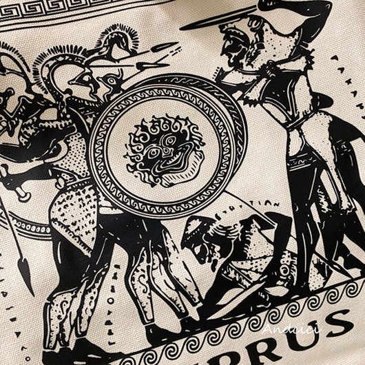 Bolsa de Lona para Mujer con Ilustración Artística Vintage - Image 4