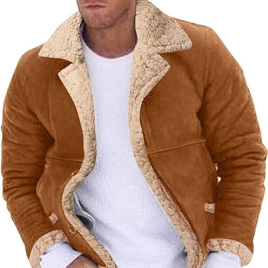 Chaqueta Acolchada para Hombre con Forro de Lana y Pelaje Integrado - Image 3