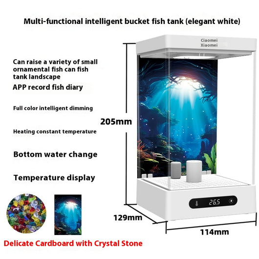 Acuario Cilíndrico Pequeño con Bluetooth Douyu - Image 6