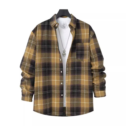 Camisa Casual de Manga Larga para Hombre