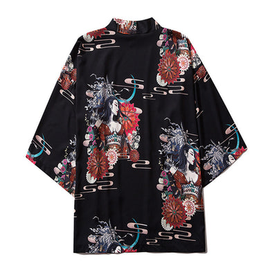 Bata Kimono Suelta de Lino - Image 8