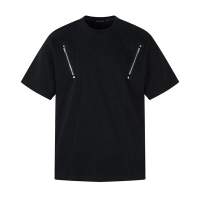 Playera de Manga Corta con Costuras de Personalidad - Image 28
