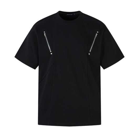 Playera de Manga Corta con Costuras de Personalidad - Image 28