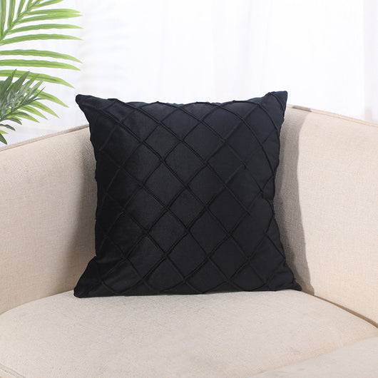 Funda de Almohada Cuadrille Terciopelo Suave para Sofá y Cama - Image 40