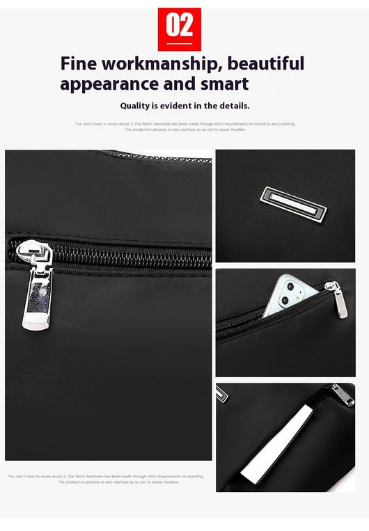 Bolso Bandolera Oxford para Mujer - Elegancia Minimalista y Funcional - Image 30