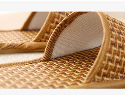 Pantuflas Tejidas de Rafia Natural - Comodidad Artesanal - Image 3