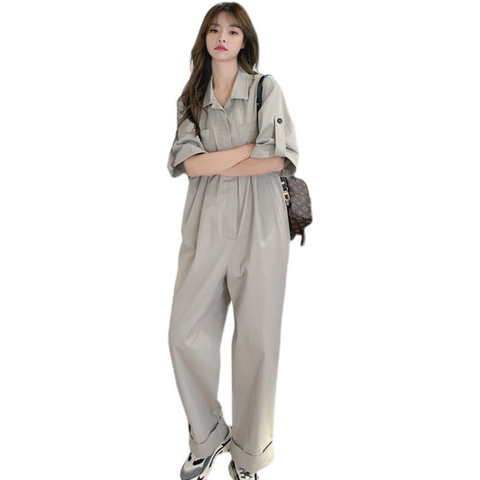 Jumpsuit Ancho Estilo Hong Kong para Trabajo y Casual - Image 2