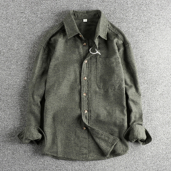 Camisa Manga Larga para Hombre Premium con Bolsillo