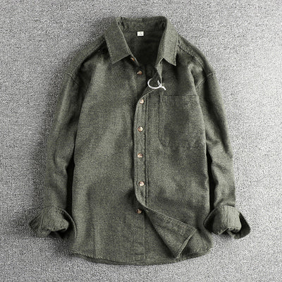 Camisa Manga Larga para Hombre Premium con Bolsillo