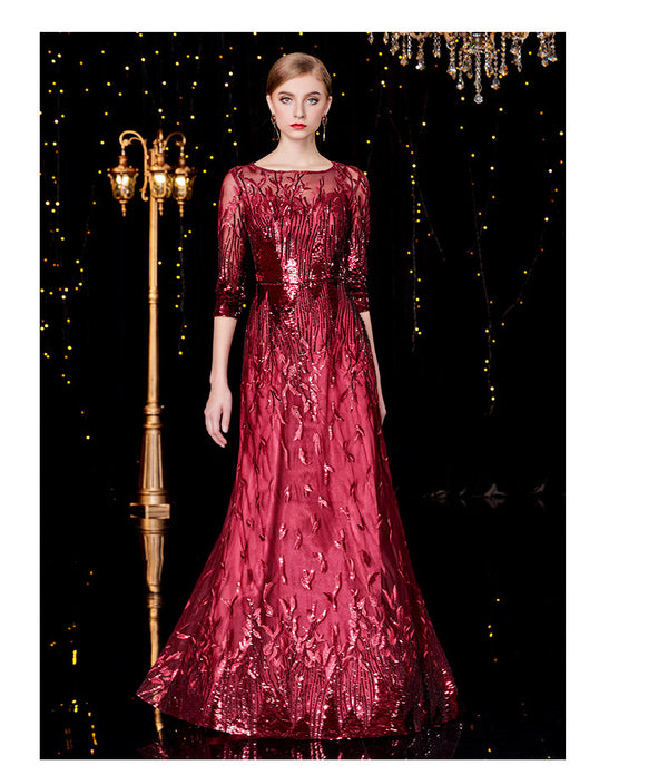 Vestido de Noche Largo Elegante para Mujer
