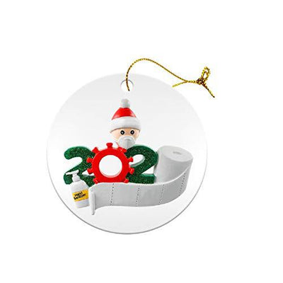 Adorno Navideño de Madera - Muñeco de Nieve Colgante - Image 4