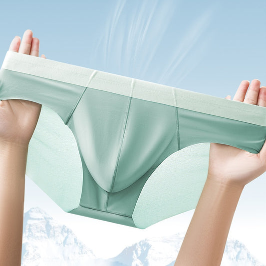 Calzoncillos Deportivos Ice Silk sin Costuras Efecto Piel Desnuda - Image 2