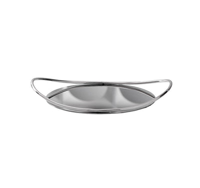 Bandeja Espejo de Acero Inoxidable y Madera para Sala de Estar - Image 11