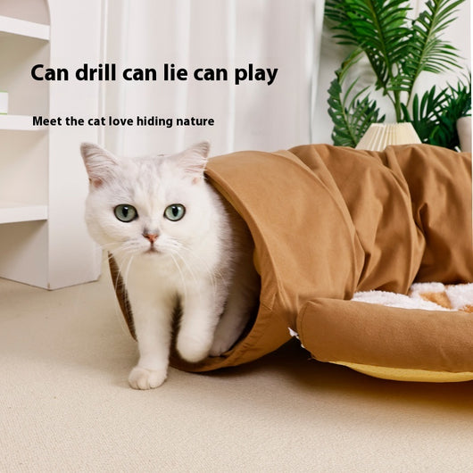 Nido Cálido para Gatos - Cama de Seguridad y Juguete - Image 2